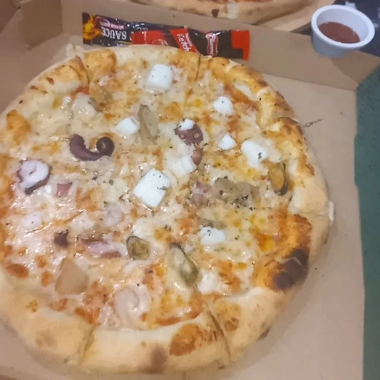 Pizza fruits de mer